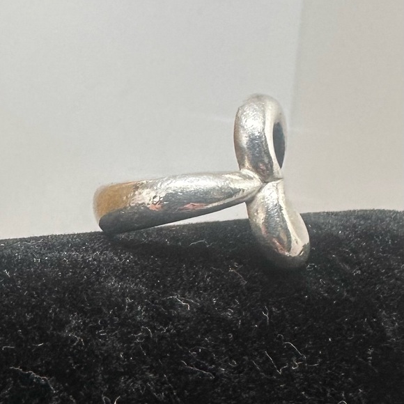 Retired JAMES AVERY Abounding Heart Ring; Puffy Open Heart; SIZE 5 - Picture 5 of 11